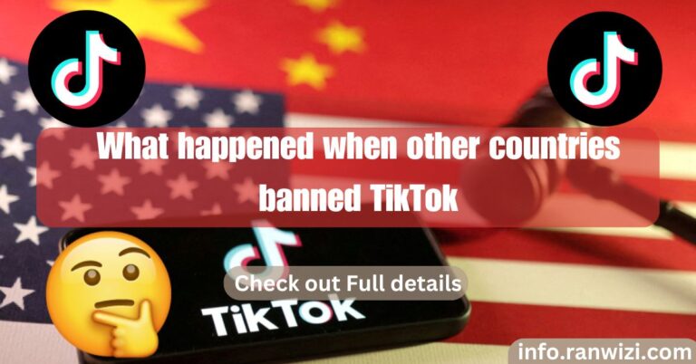 What happened when other countries banned TikTok