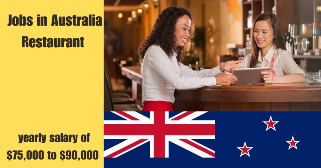 Jobs in Australia with Sponsored Visas 2025: An Amazing Restaurant Manager Position at Corbett & Claude